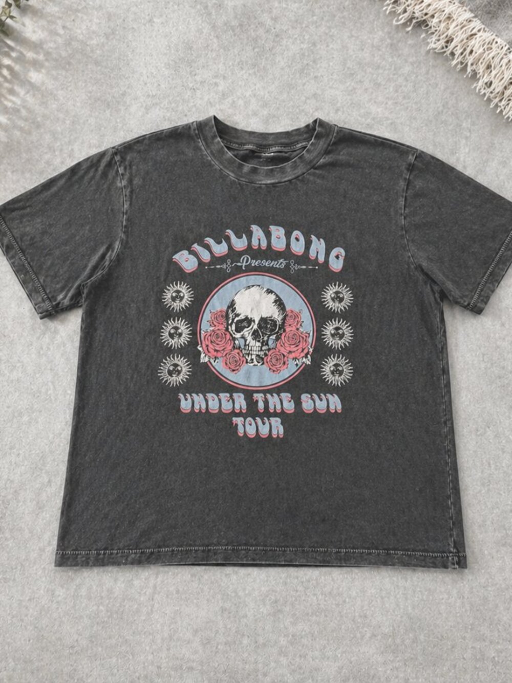 Billabong Graphic Tee | Under the Sun Tour | Vintage Washed Gray